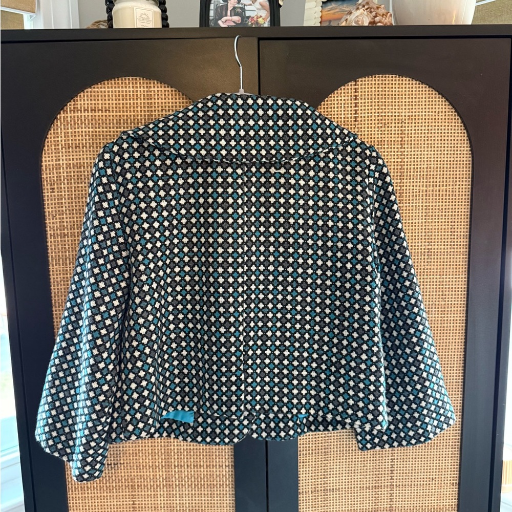 Maestro Patterned wool-blend cropped jacket - Picture 2 of 3